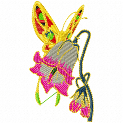 Butterfly Embroidery Design 9